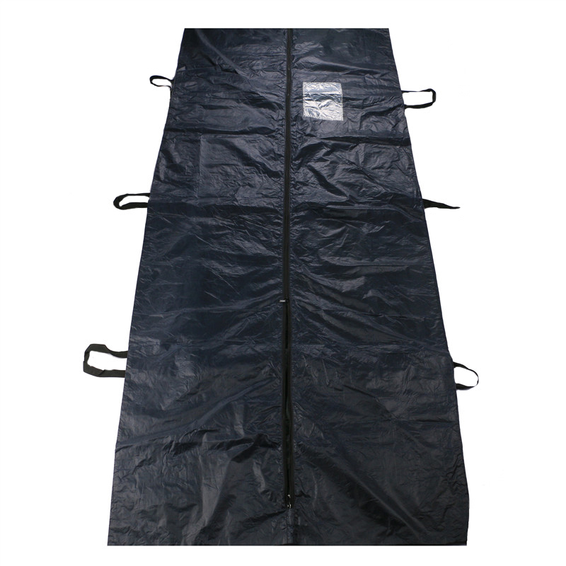ANLIAN plus-size bariatric body bag with scrim reinforcement and 8 carrying handles